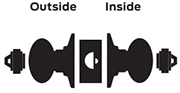 Marks Cylindrical Lock Communicating Function - DC