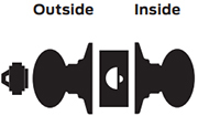 Marks Cylindrcial Lock Storeroom Function - F