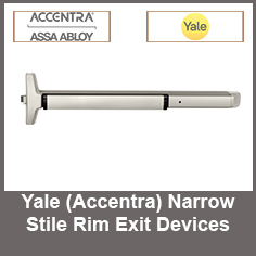 Yale (Accentra) Narrow Stile Rim Exit Devices