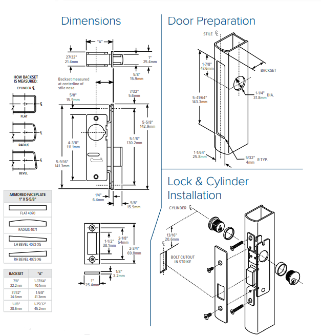 Adams Rite 4070 Short Throw Deadbolt Installation