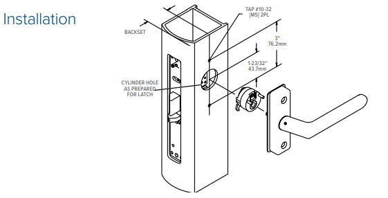 Adams Rite 4568 Deadlatch Handles Installation