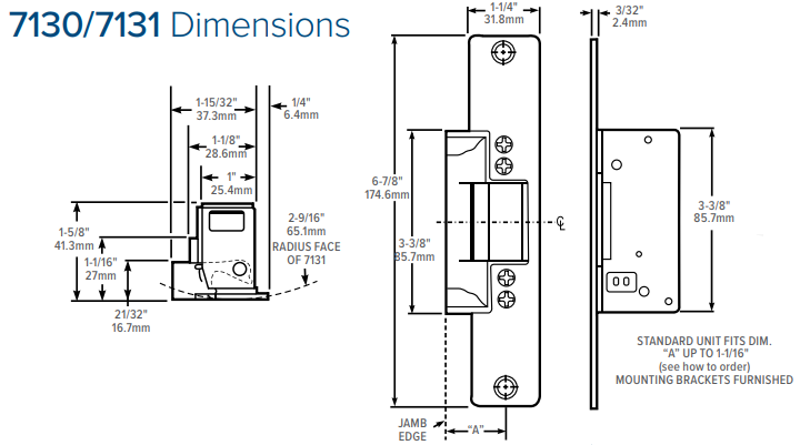 INSTALLATION TEMPLATE FOR ADAMS RITE - MBA USA, Inc.