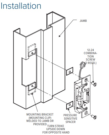 Adams Rite 7440 Installation