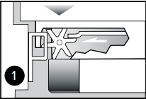 Adams Rite 8800 Aluminium Door Exit Devices Starwheel Bolt