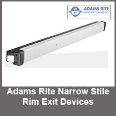 Adams Rite Narrow Stile Rim Exit Devices Category