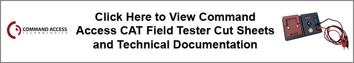 Command Access CAT Field Tester Banner