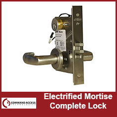 Command Access Electrified Mortise Complete Locks