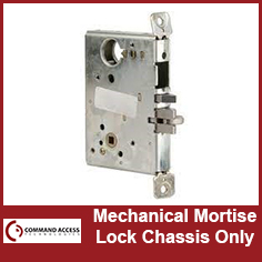 Command Access Mechanical Mortise Lock Chassis Only