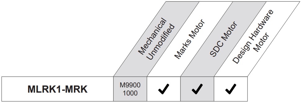 Command Access MLRK1-MRK Kit Matrix