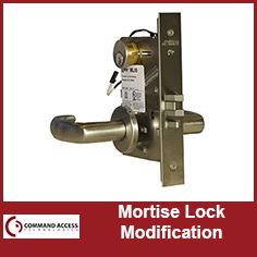 Command Access Mortise Lock Modification