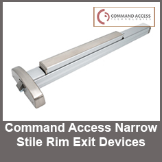 Command Access Narrow Stile Rim Exit Devices Category