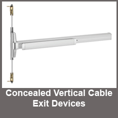 Concealed Vertical Cable Exit Devices