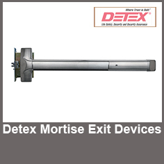 Detex Mortise Exit Devices