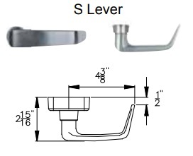 Detex S Lever Dimensions