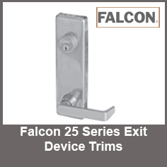 Falcon 25 Series Exit Device Trims