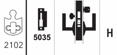 Marks Mortise Lock Function H - Hotel