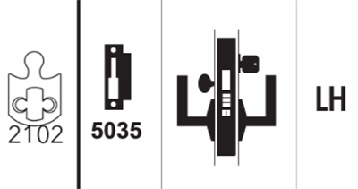 Marks Mortise Lock Special Privacy LH
