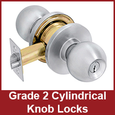 Grade 2 Cylindrical Knob Locks