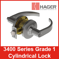 Hager 3400 Cylindrical Lock