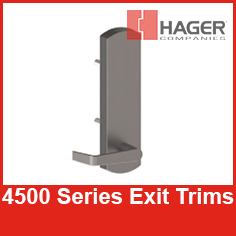 Hager 4500 Exit Trim