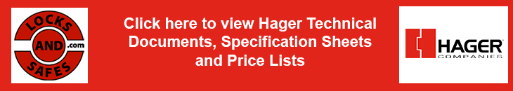Hager Technical Documents, Cut Sheets Hager Technical Documents, Cut Sheets