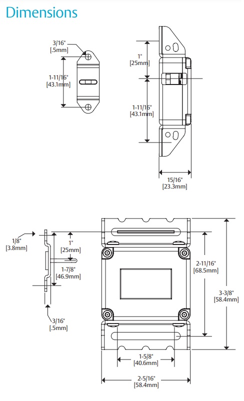 HES 610 Cabinet Lock 