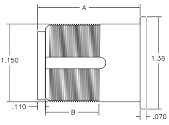 Ilco Mortise Cylinder Dimensions