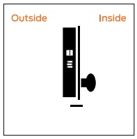 Schlage L9025 Exit Mortise Lock