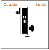 Schlage L9026 Exit Mortise Lock