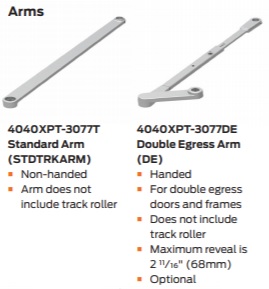 LCN 4040 XP T Closer Arms