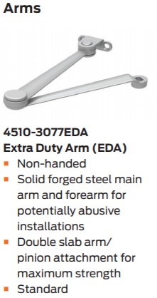 LCN 4510 Door Closer Arms