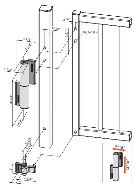 Locinox Tiger Closer Dimensions Locinox Tiger Closer Dimensions