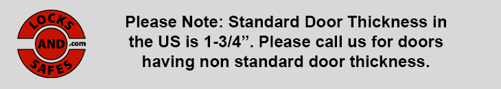 Locksandsafes Door Thickness Banner Locksandsafes Door Thickness Banner