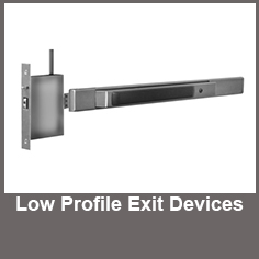 Low Profile Exit Devices