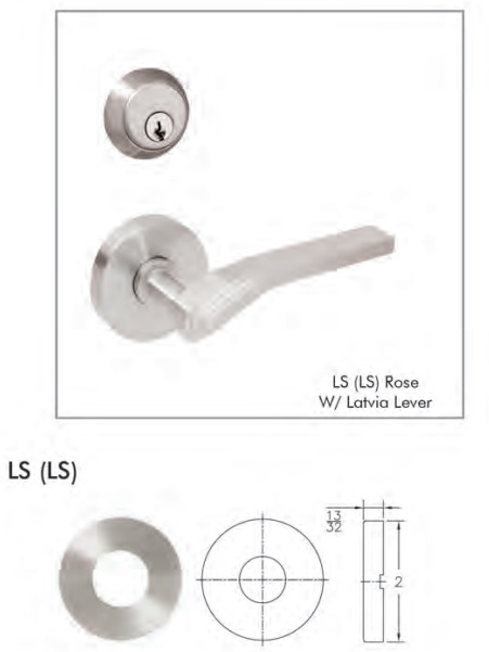 Townsteel LS Rose Dimensions