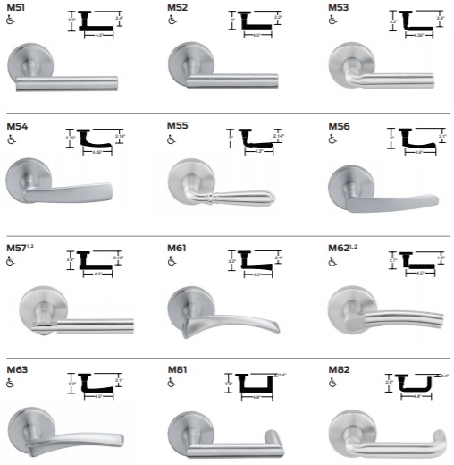 Schlage L9444 Mortise Lock M Series Lever | Schlage L 9444 Mortise Lock M Series Lever