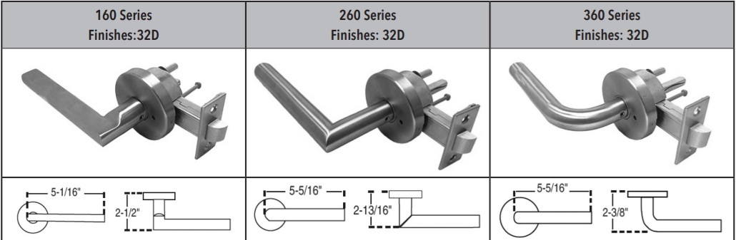 Marks 60 Tubular Lock Lever Style