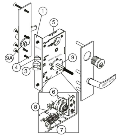 Marks BE101 Maximum Security Mortise Lock