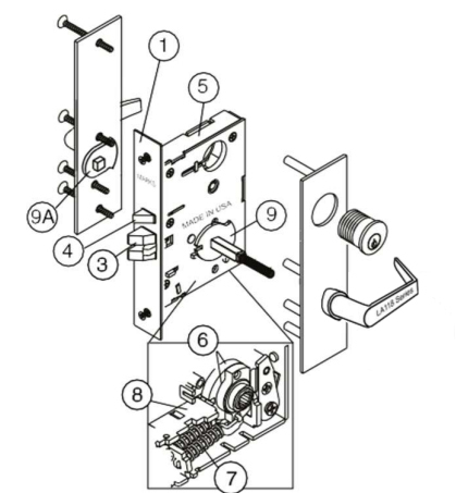Marks LA118 Maximum Security Mortise Lock