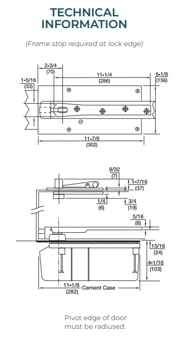 Norton 28x554 Arm Technical Information