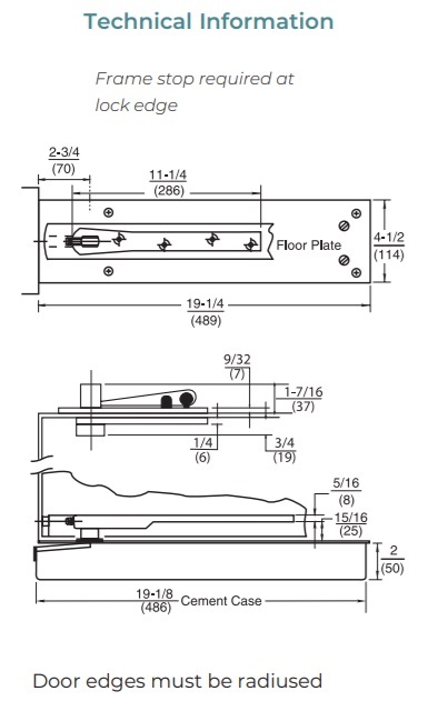 Norton 50x554 Arm Technical Information
