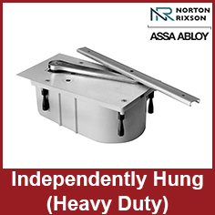 Norton Heavy Duty Independently Hung Floor Closers