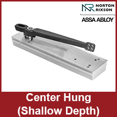 Norton Shallow Depth Center Hung Floor Closers