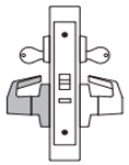 PDQ MR114 Mortise Lock Hold Back Double Cylinder Function