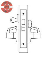 PDQ MR135 Entrance/Storeroom Mortise Locks FE | Best 45HB Mortise Locks | Best Deadbolt Locks | PDQ MR135