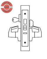 PDQ MR136 Corridor Mortise Locks J Wide Escutcheon Trim | Arrow BM/AM19 Mortise Locks | PDQ MR136 | Arrow Mortise Locks