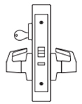 PDQ MR148 Mortise Lock Classroom Function