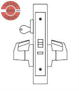 PDQ MR148 Grade 1 Single Cylinder Classroom Mortise Locks | Falcon MA561 Mortise Locks | PDQ MR148 | Falcon Mortise Lock