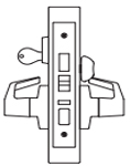 PDQ MR162 Mortise Lock Apartment Corridor Function