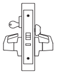 PDQ MR181 Mortise Lock Office Function